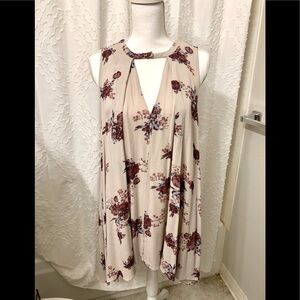Free people tree swing dress floral size small